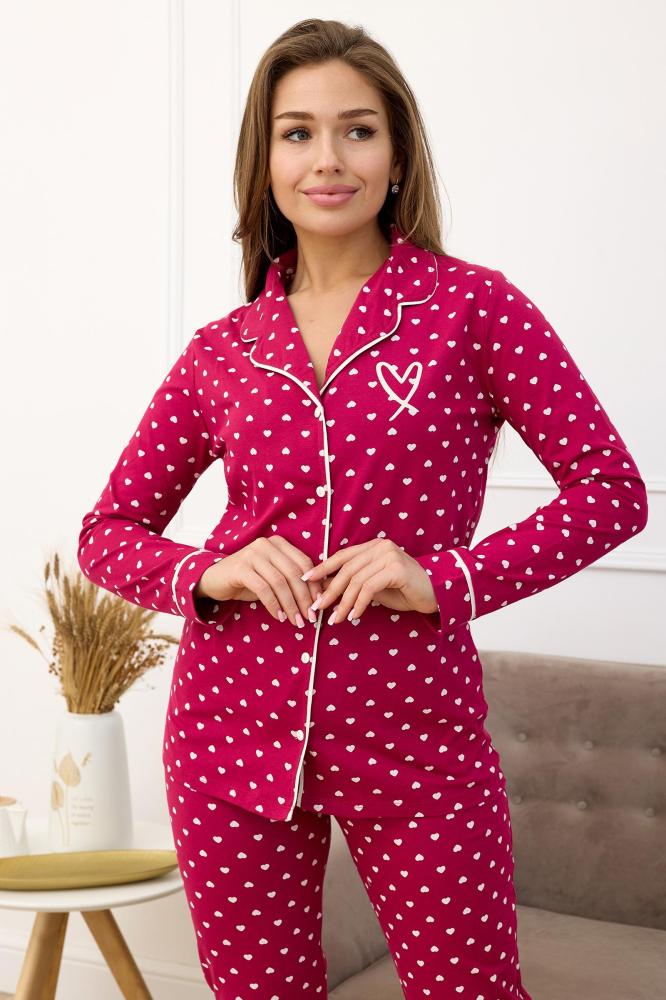 Пижама женская Сердечки  Арт. 9895