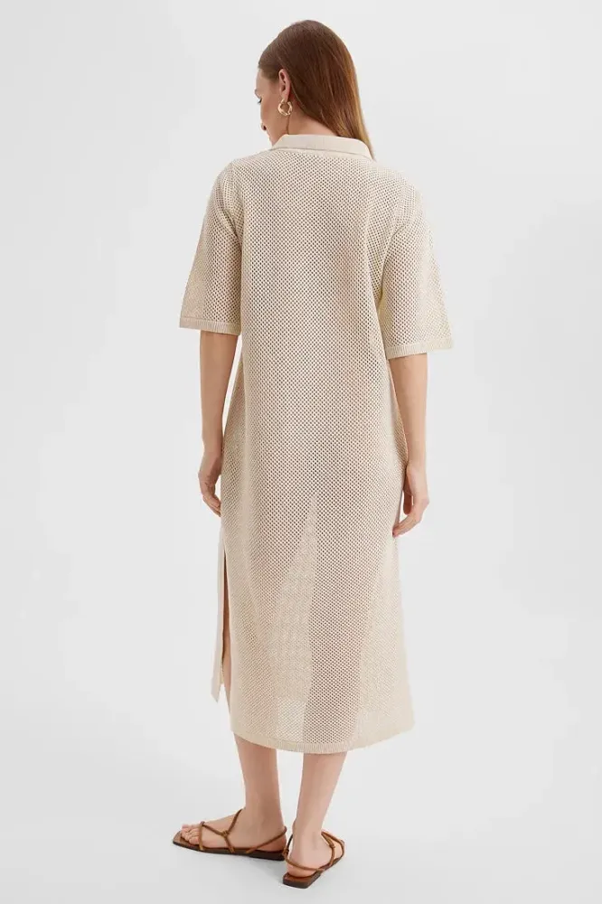 Платье-Поло женское вязаное ЛД Б Арт. 10060 Платье-Поло женское вязаное ЛД Б Арт. 10060