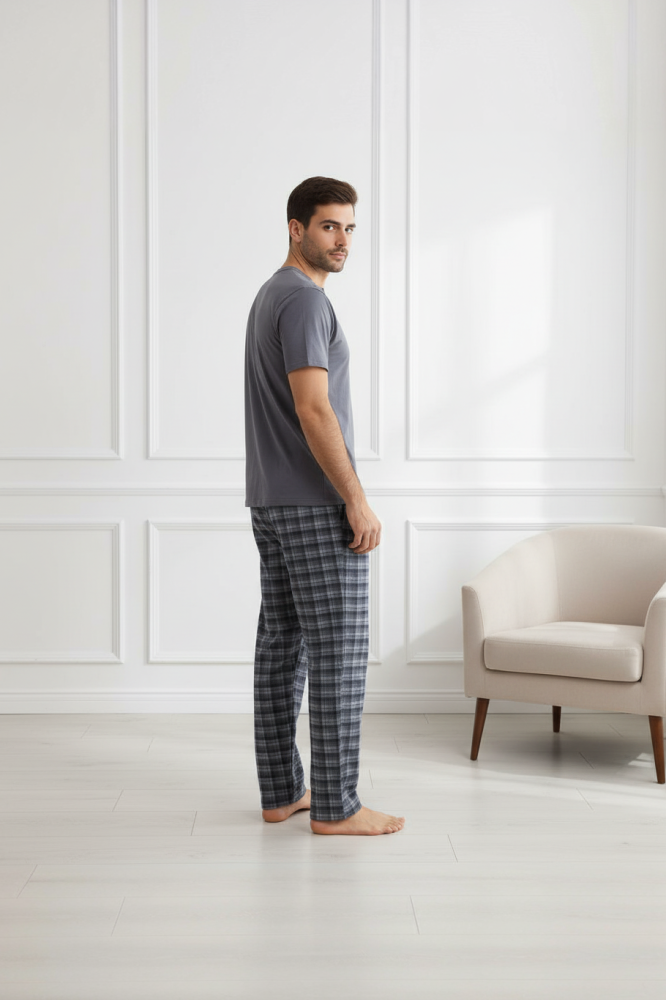 Пижама мужская Клетка С Арт. 10452