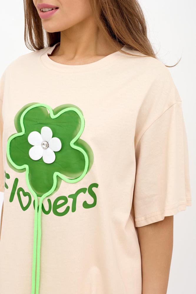 Футболка женская Flowers Б Арт. 9364 Футболка женская Flowers Б Арт. 9364