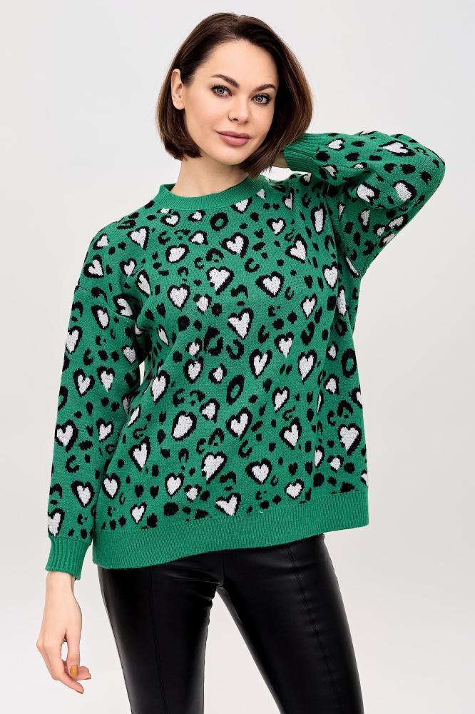 Джемпер женский Сердца З Арт. 8948