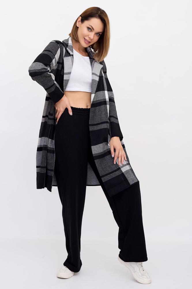 Кардиган женский Клетка Ч Арт. 8736