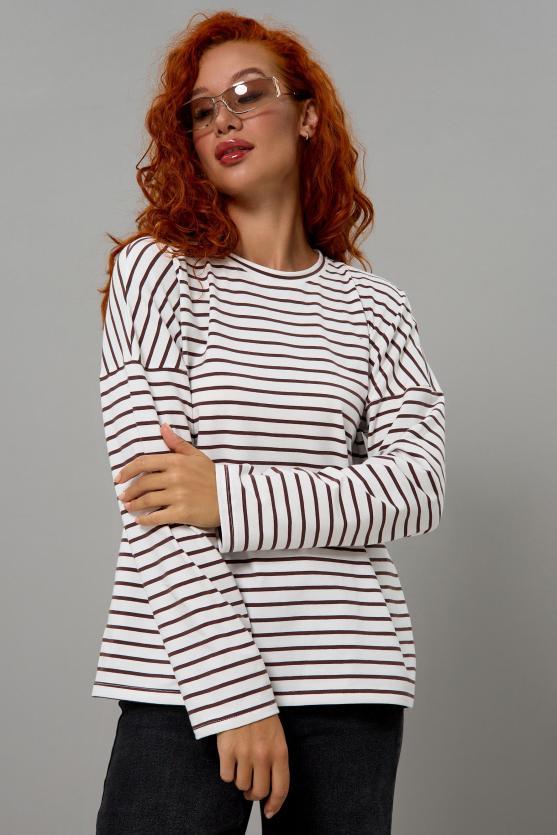 Лонгслив женский Полоса 2 Арт. 10585