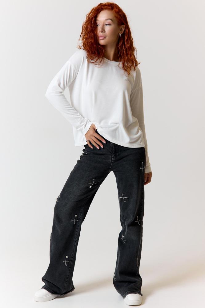 Лонгслив женский оверсайз М Арт. 10636