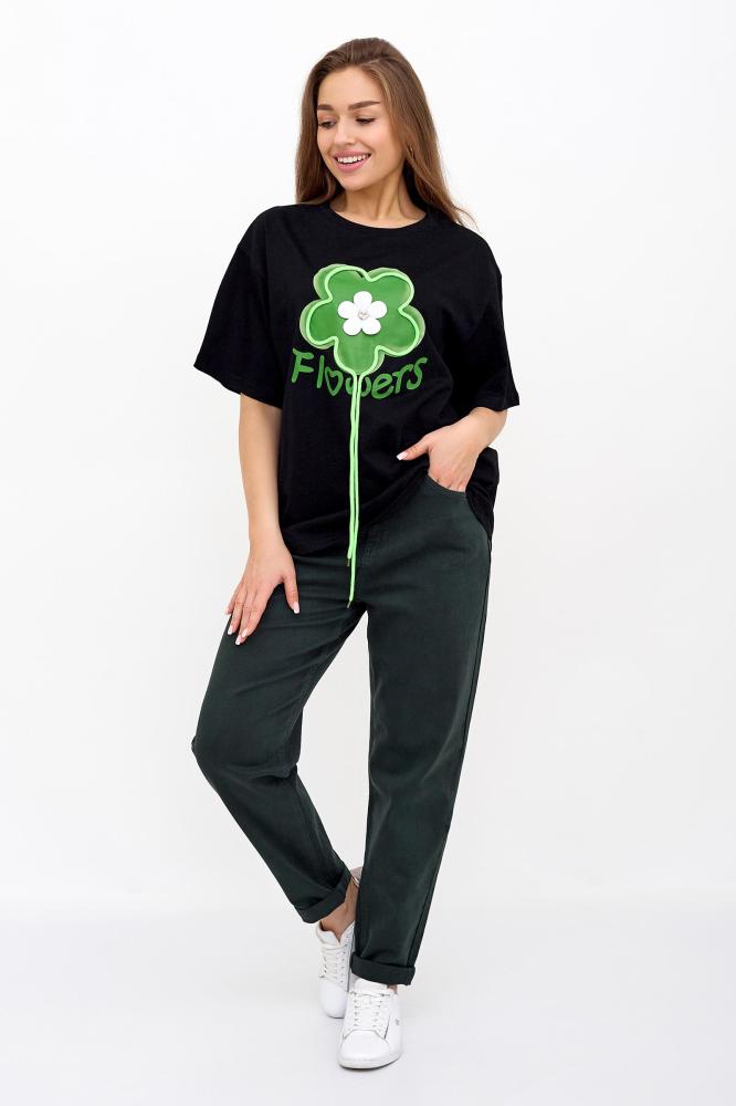 Футболка женская Flowers Ч Арт. 9360