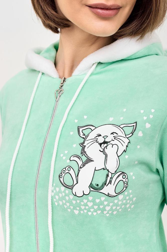 Халат женский Котик М Арт. 8848 Халат женский Котик М Арт. 8848