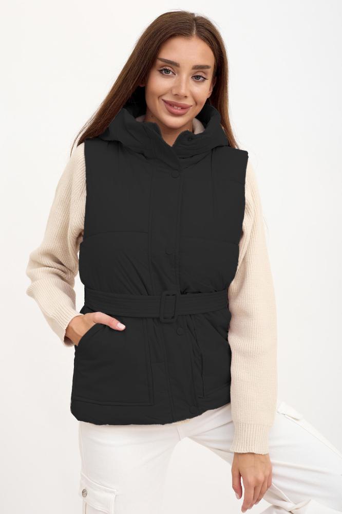 Жилет женский с капюшоном Т Арт. 9618 Жилет женский с капюшоном Т Арт. 9618