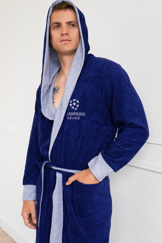Халат мужской Лига чемпионов С Арт. 8829 Халат мужской Лига чемпионов С Арт. 8829