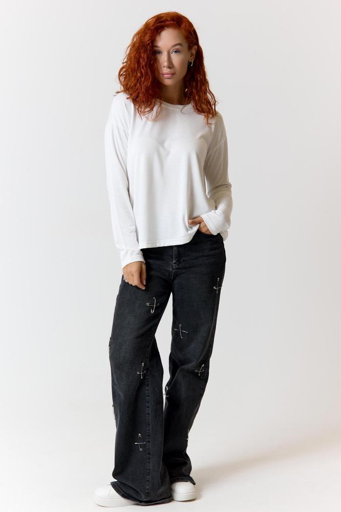 Лонгслив женский оверсайз М Арт. 10636