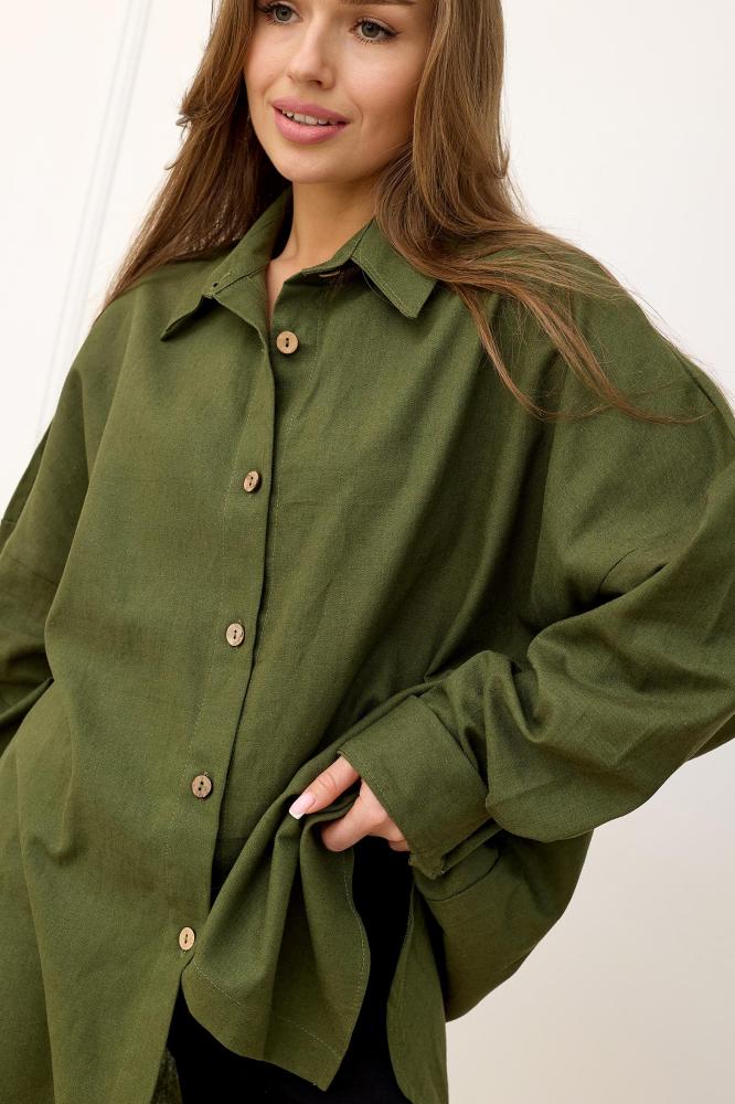 Рубашка женская Лён Х Арт. 9602