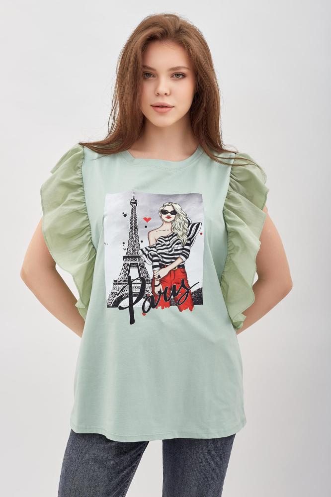 Футболка женская Париж 0 Арт. 8594