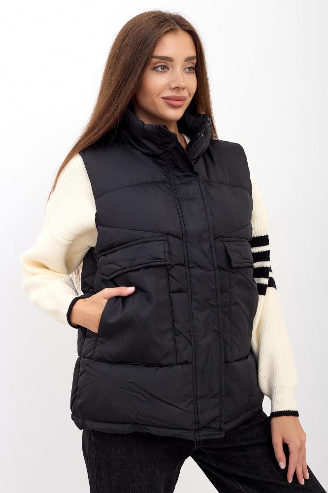 Жилет женский Модный Ч Арт. 9619 Жилет женский Модный Ч Арт. 9619