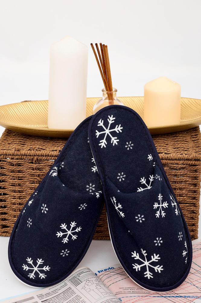 Тапки женские Снежинки  Арт. 9119