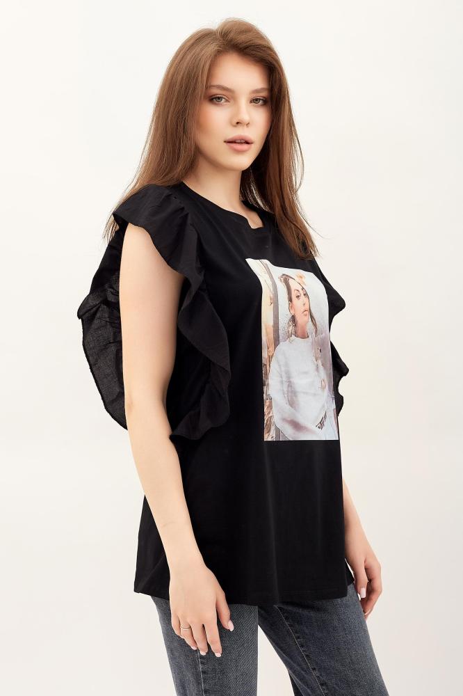 Футболка женская Париж Ч Арт. 8600 Футболка женская Париж Ч Арт. 8600