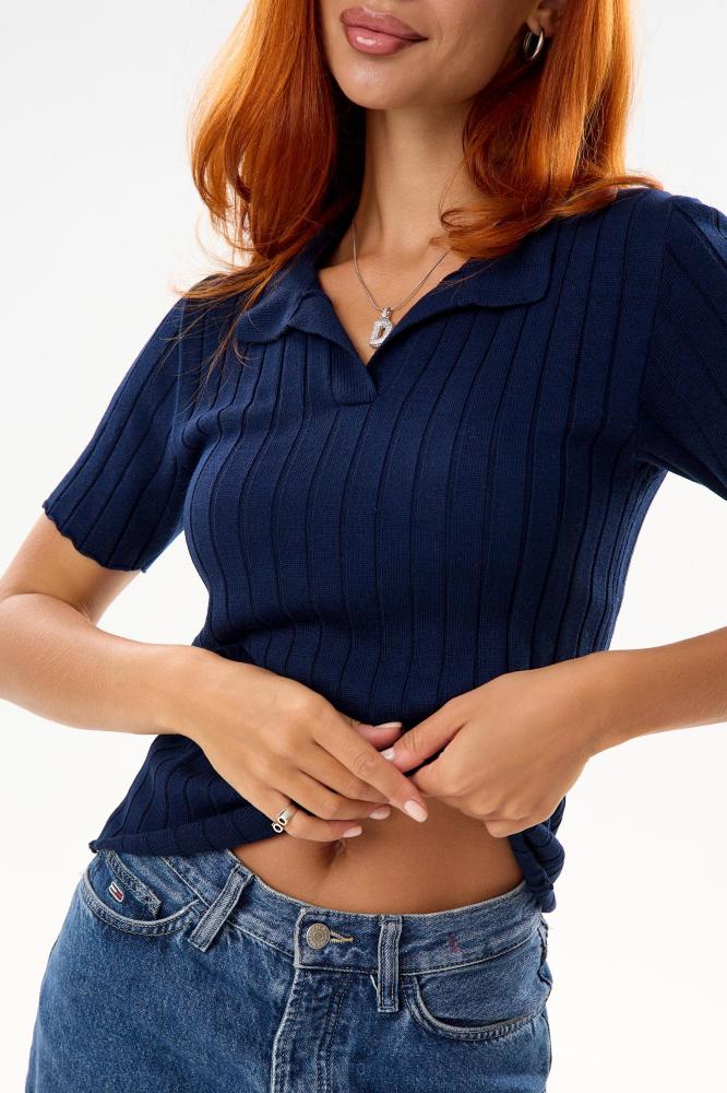 Футболка женская вязаная Поло ТС Арт. 10519