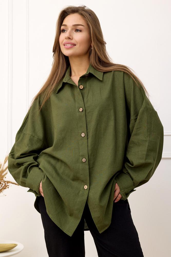Рубашка женская Лён Х Арт. 9602