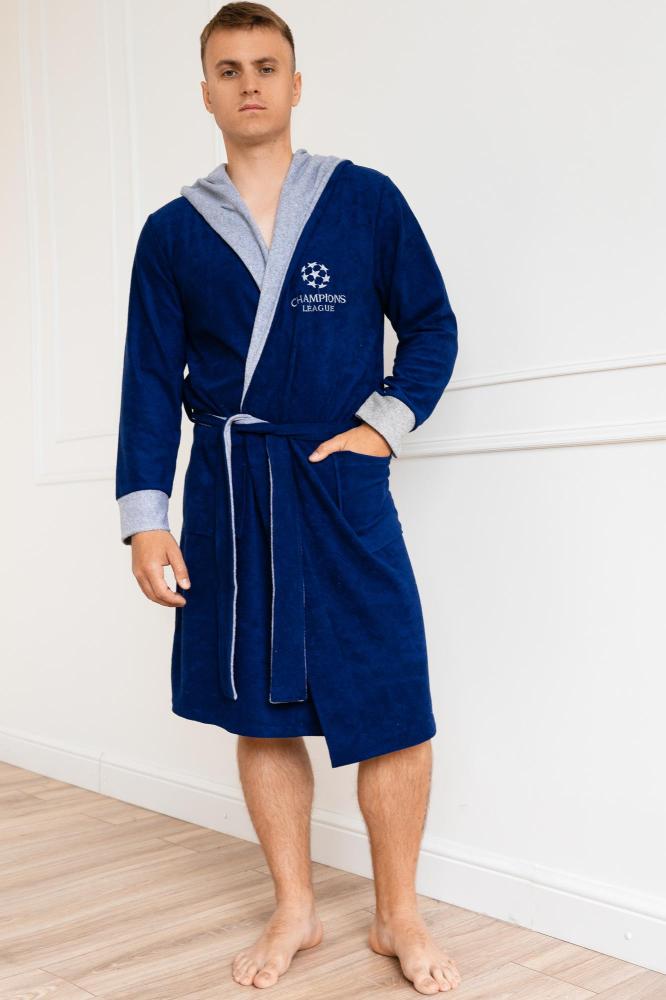 Халат мужской Лига чемпионов С Арт. 8829 Халат мужской Лига чемпионов С Арт. 8829