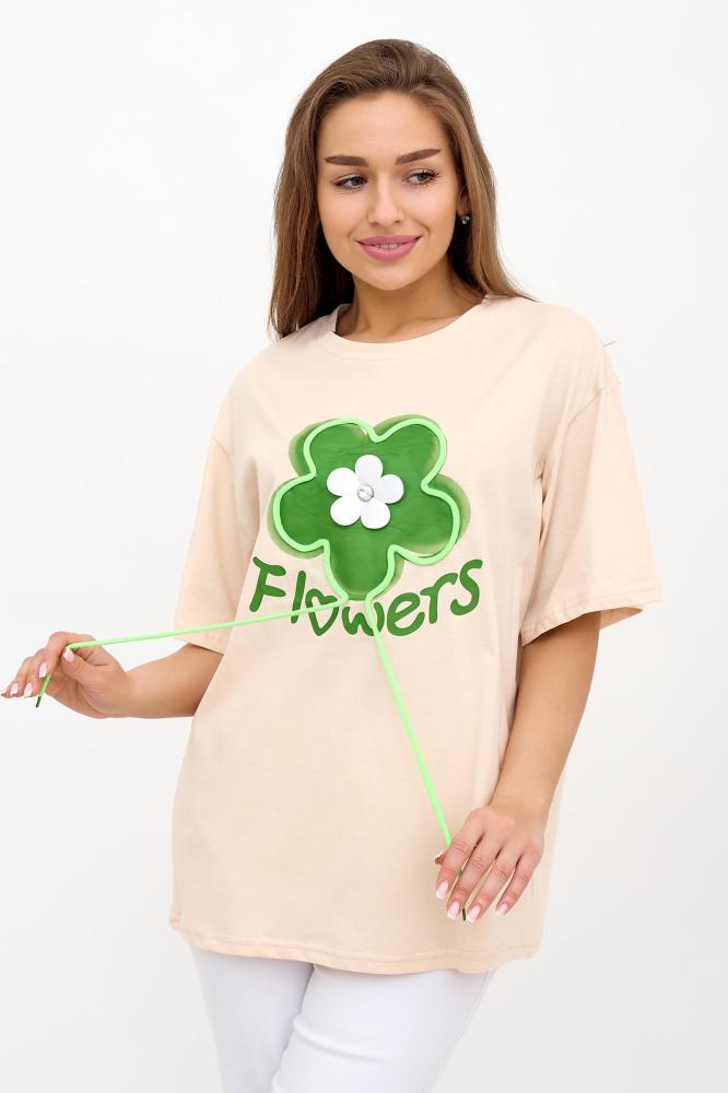 Футболка женская Flowers Б Арт. 9364 Футболка женская Flowers Б Арт. 9364