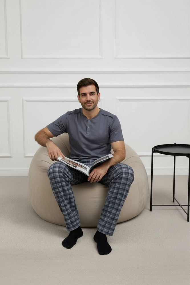 Пижама мужская Клетка С Арт. 10452