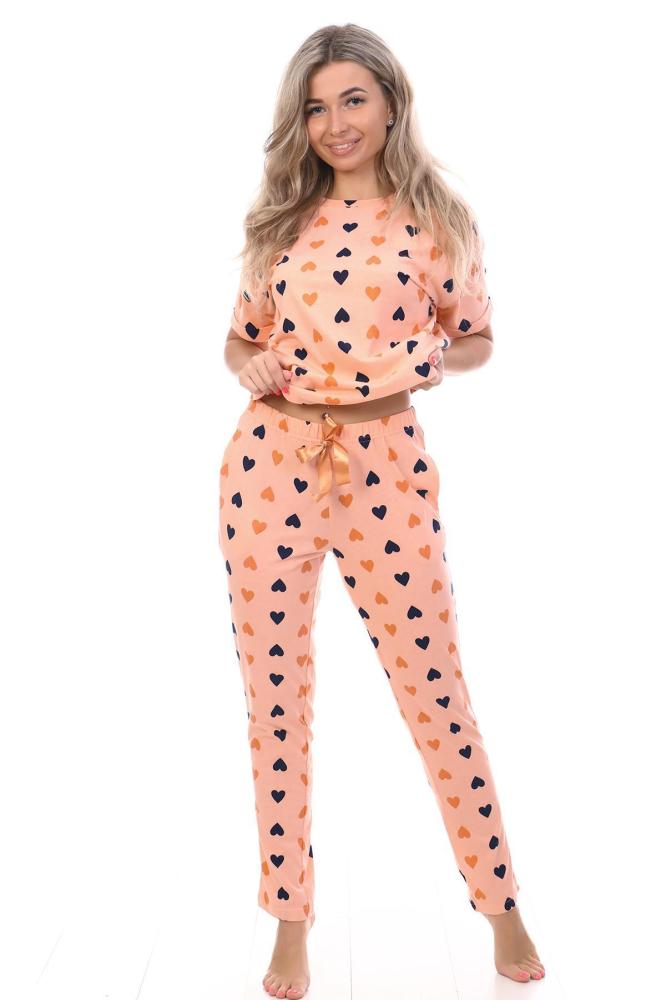 Пижама женская Сердца Арт. 7695