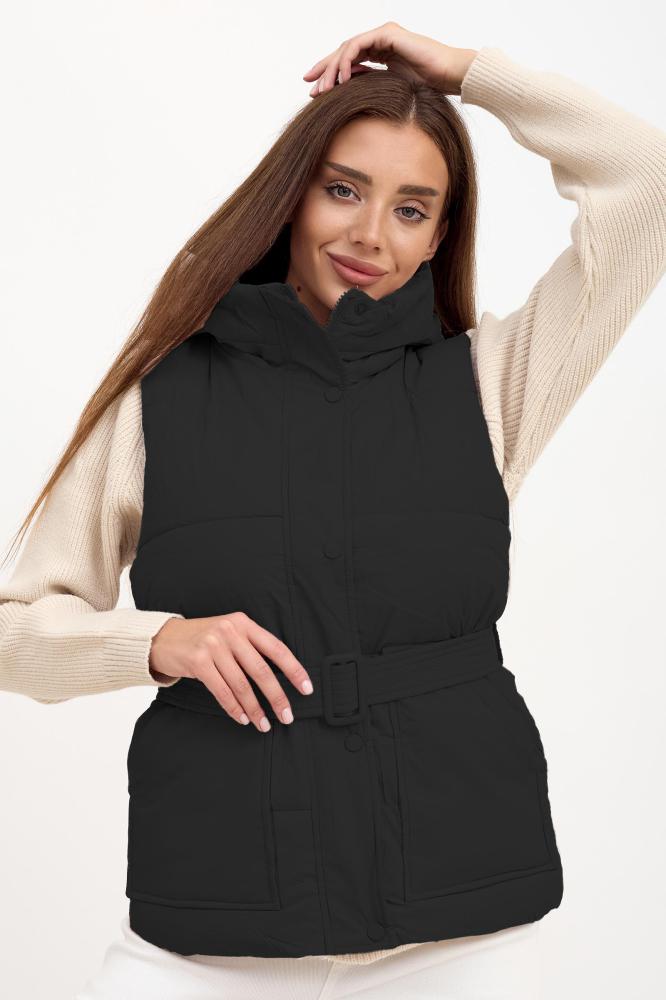 Жилет женский с капюшоном Т Арт. 9618 Жилет женский с капюшоном Т Арт. 9618