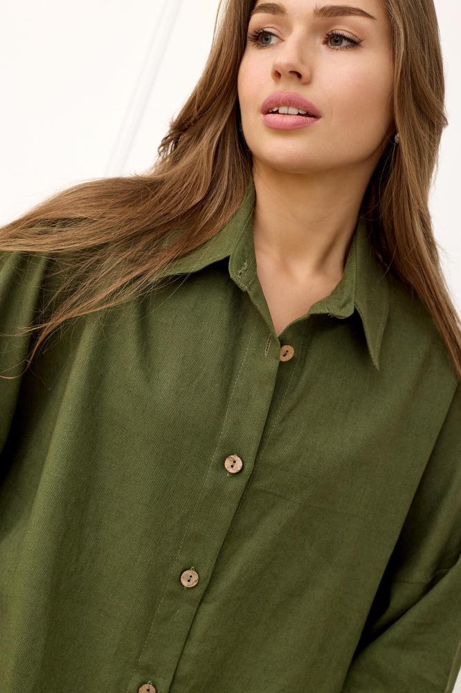 Рубашка женская Лён Х Арт. 9602