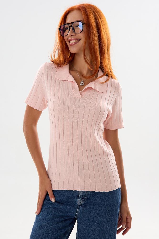 Футболка женская вязаная Поло Арт. 10513