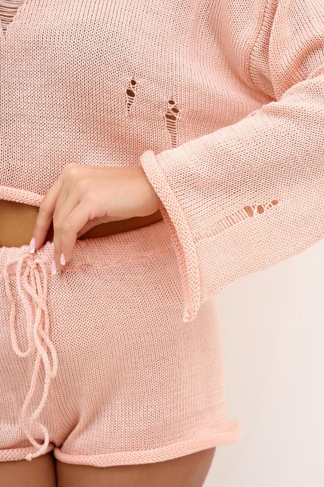 Костюм женский вязаный с шортами и топом Р Арт. 10183 Костюм женский вязаный с шортами и топом Р Арт. 10183