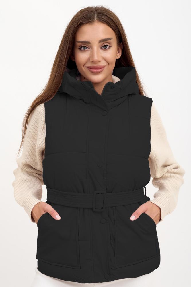Жилет женский с капюшоном Т Арт. 9618 Жилет женский с капюшоном Т Арт. 9618