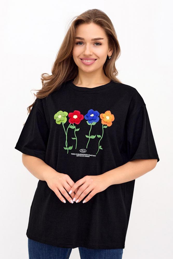 Футболка женская Цветочек 2 Арт. 9427