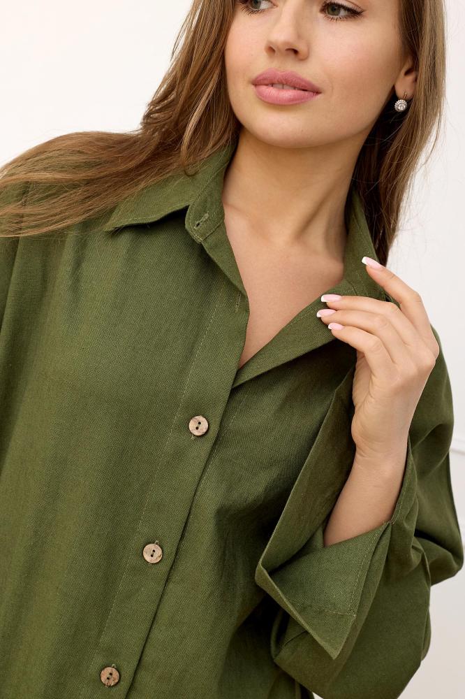 Рубашка женская Лён Х Арт. 9602