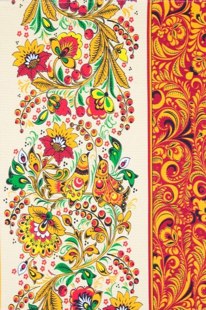 Полотенце Хохломские узоры Арт. 1746 Полотенце Хохломские узоры Арт. 1746