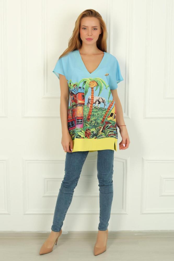 Блуза Тропикана Арт. 3796