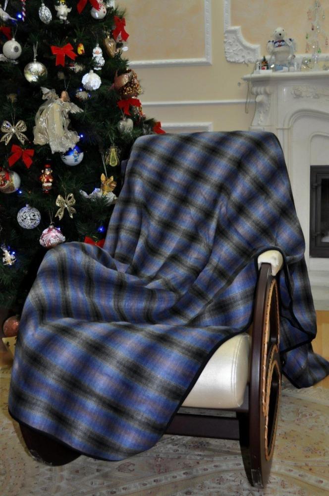 Плед клетка Индиго Арт. 786