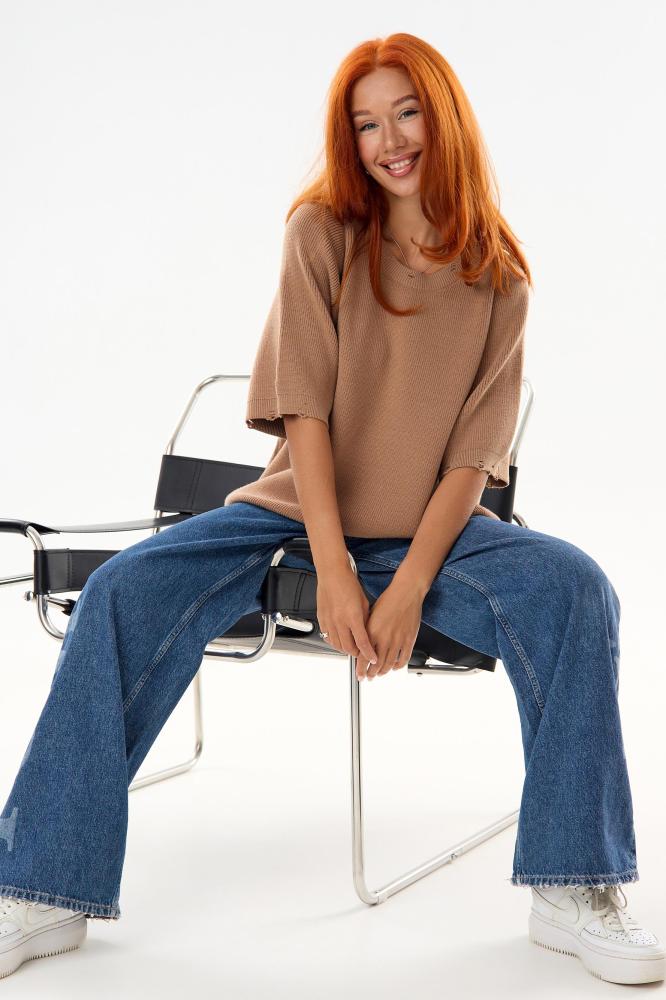 Футболка женская вязаная К Арт. 10507