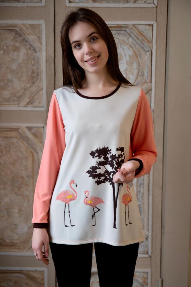 Блуза Фламинго  Арт. 1189
