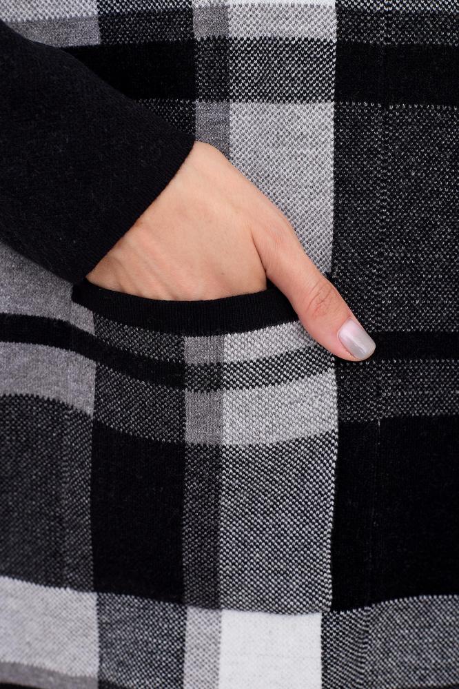 Кардиган женский Клетка Ч Арт. 8736