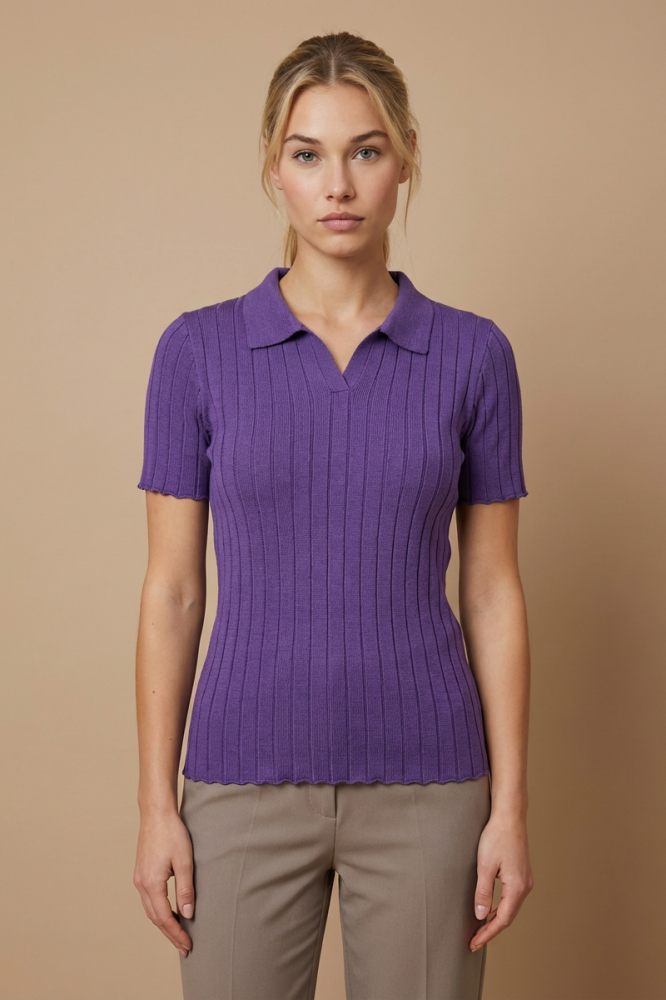 Футболка женская вязаная Поло С Арт. 10632
