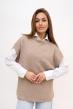Кофта-жилет женский вязаный ЛД Арт. 10130