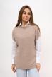 Кофта-жилет женский вязаный ЛД Арт. 10130