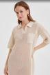Платье-Поло женское вязаное ЛД Б Арт. 10060 Платье-Поло женское вязаное ЛД Б Арт. 10060