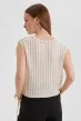 Майка женская вязаная со шнуровкой Б Арт. 10128