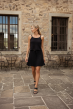 Костюм женский вязаный с топом и юбкой Ч Арт. 10627