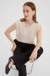 Майка женская вязаная со шнуровкой Б Арт. 10128